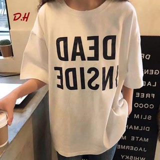 Áo phông nữ chữ DEAD HDA0319