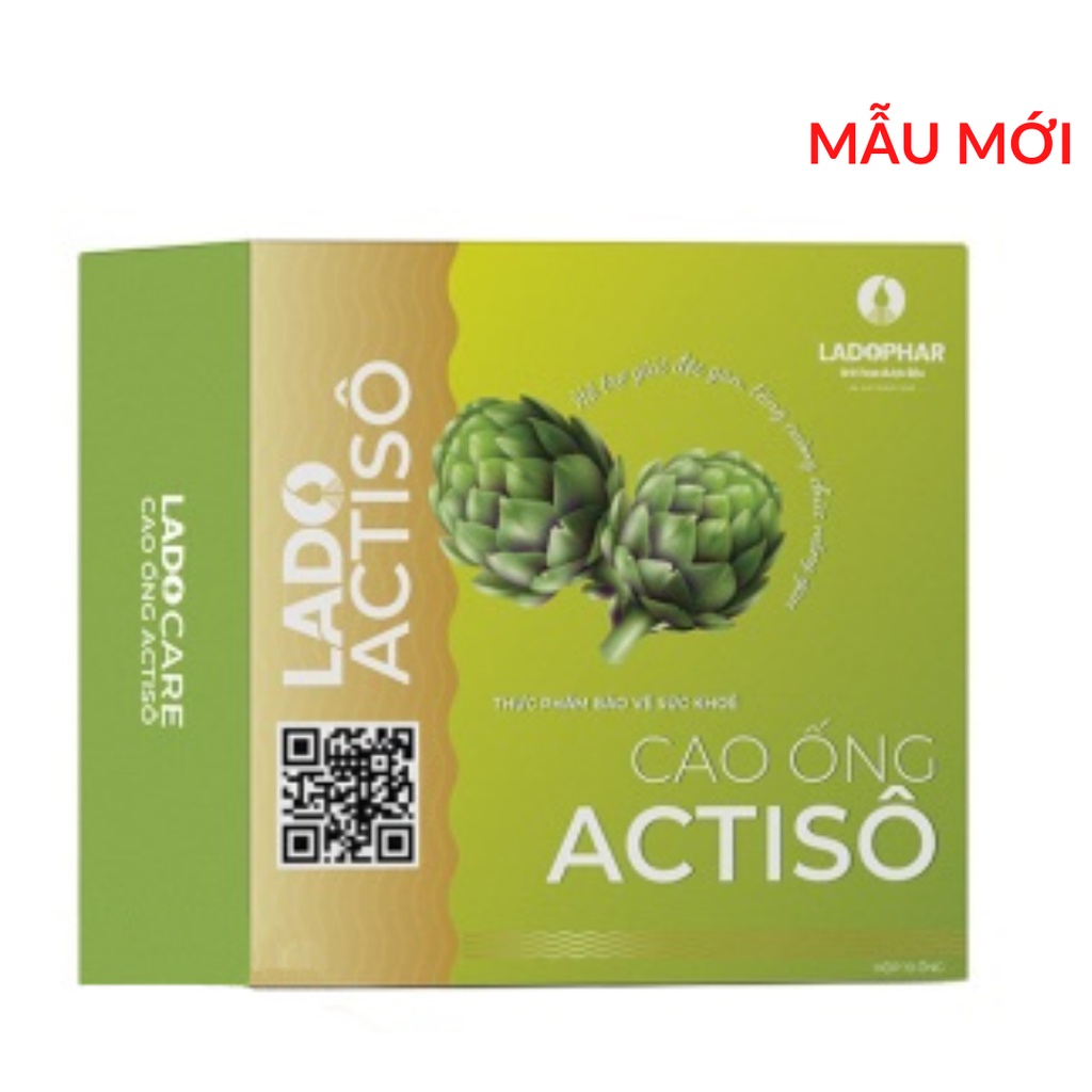Ladoactiso Cao Ống (Không Đường) giúp thanh nhiệt, mát gan giải độc - Hộp 10 ống 10ml