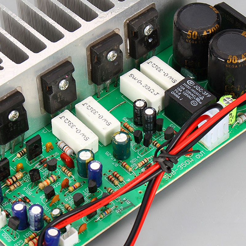 Bảng mạch khuếch đại công suất loa siêu trầm SUB-350W Bảng mạch khuếch đại công suất chất lượng cao Mono đã hoàn thành Bảng mạch khuếch đại công suất loa tự làm