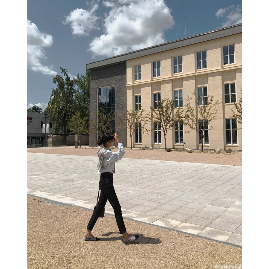 Áo Sơ Mi Dài Tay Cổ Đức Muse Basic Shirt CHERRYKOKO