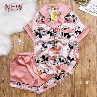 Đồ mặc nhà - Satin lụa - quần ngắn