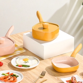 Bộ nồi chảo hình vuông cao cấp Hàn Quốc đá Maifan