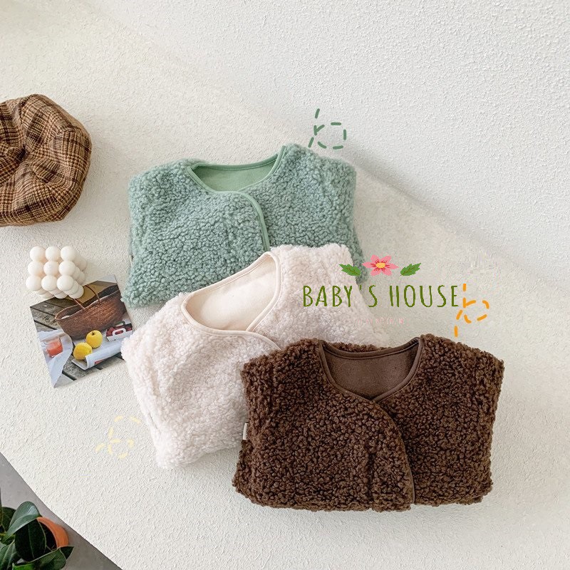 Áo khoác lông cừu cao cấp cho bé AK01 - Baby House