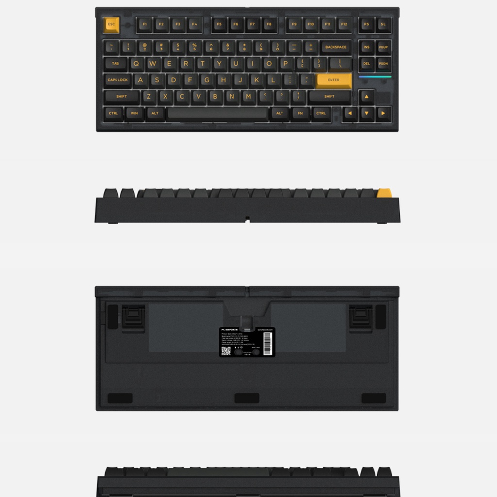 Bàn phím cơ không dây FL-Esport FL750 Hotswap, RGB, bảo hành chính hãng 12 tháng