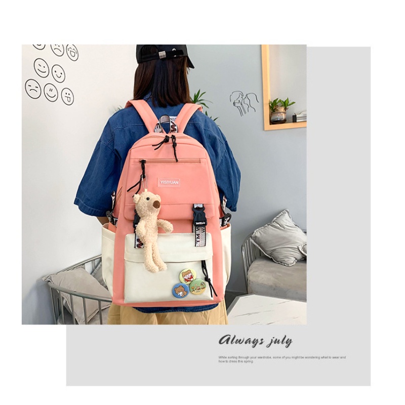 Balo IELGY đeo vai sức chứa lớn phong cách sành điệu cho học sinh