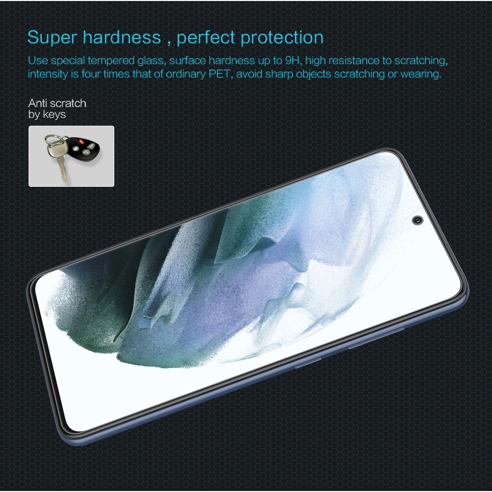 Kính cường lực Nillkin 0.3mm 9H chống lóa chống nổ bảo vệ màn hình cho Samsung Galaxy S21 FE 2021