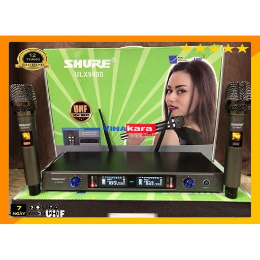 Micro karaoke không dây SHU RE ULX 980II - Chính hãng