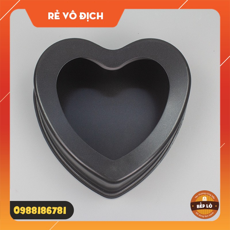 Khuôn trái tim đế rời chống dính 6 inch 8 inch 10 inch HÀNG MỚI VỀ
