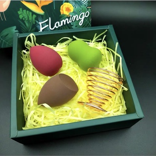 Set 3 mút tán kem nền trang điểm