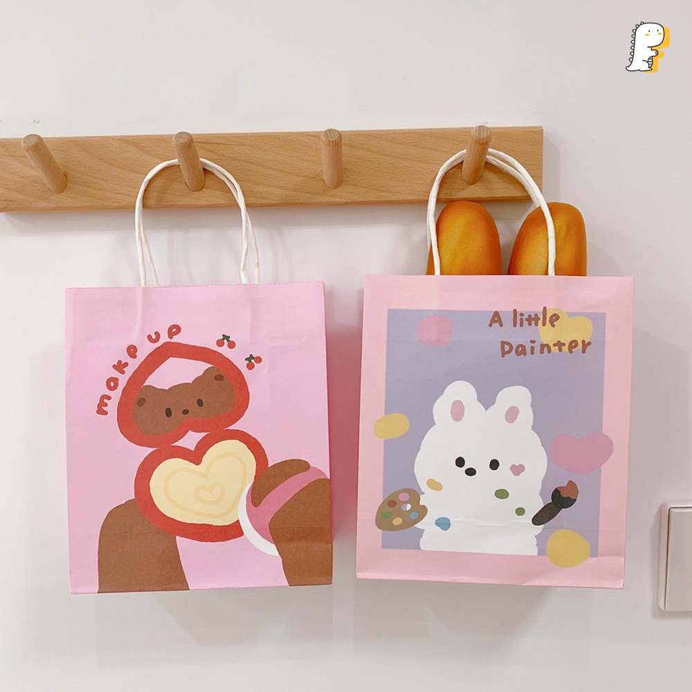 Túi giấy quà tặng Gấu và thỏ