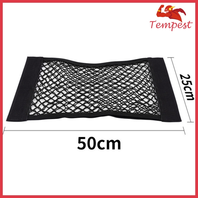 Lưới 40*25cm gắn ở sau ghế xe ô tô đựng đồ tiện dụng