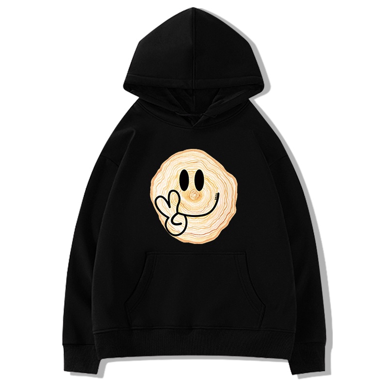 SELVZE Áo khoác hoodie vải cotton in họa tiết retro Mỹ thời trang chất lượng cao cho nữ