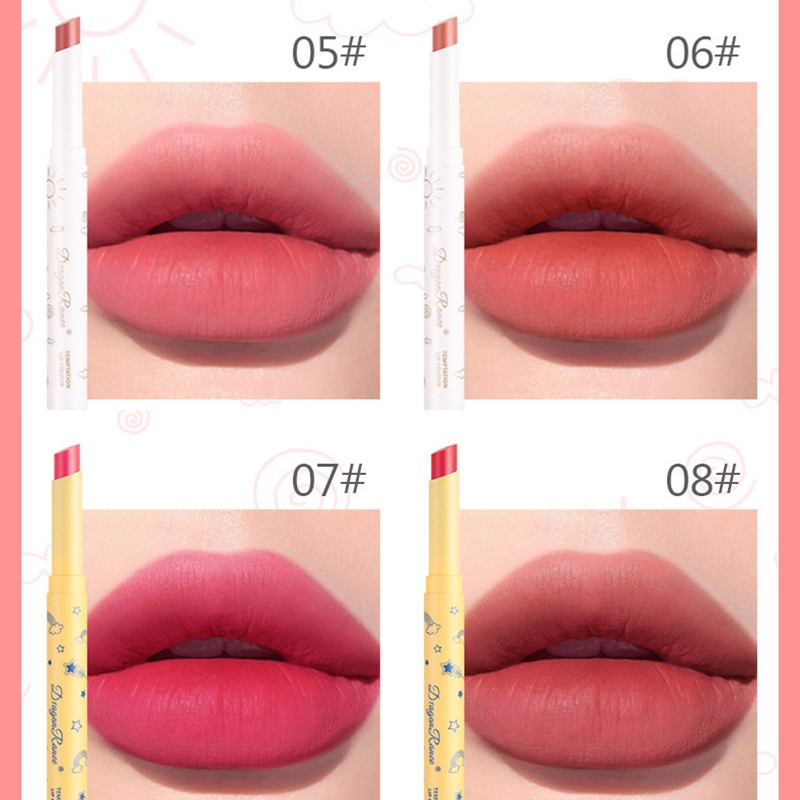 [Hàng mới về] Bộ 3 thỏi son màu nhung lỳ chống thấm nước dưỡng ẩm không dính cốc