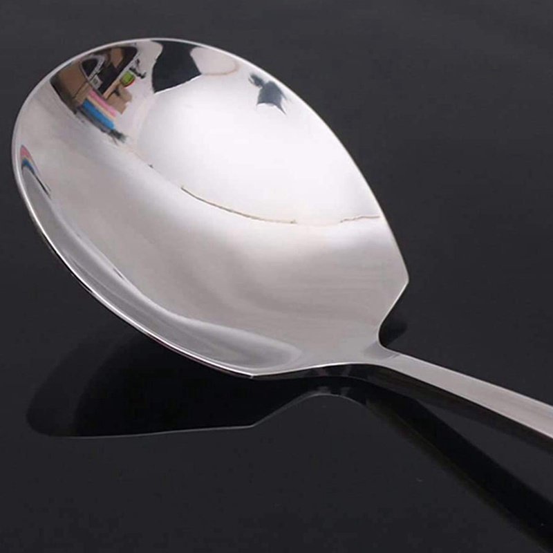 Bộ 4 Muỗng Lớn Bằng Thép Không Gỉ Dùng Phục Vụ Tiệc