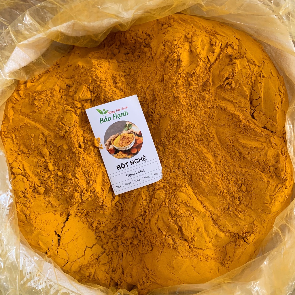 Bột nghệ vàng nguyên chất 1KG Natural BH Spices chế biến thực phẩm – BHS011