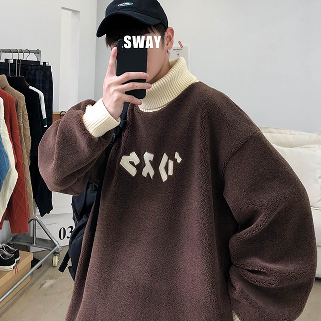 Áo Sweater Dáng Rộng Phong Cách Hàn Quốc Thời Trang Cho Nam | BigBuy360 - bigbuy360.vn