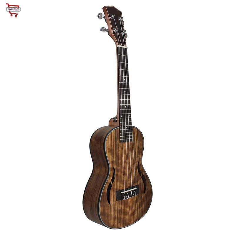 26 Inch Ukulele Walnut Wood Tenor Ukulele 18 Fret Acoustic Guitar Ukelele Mahogany Fingerboard Neck Hawaii 4 String Guitarra