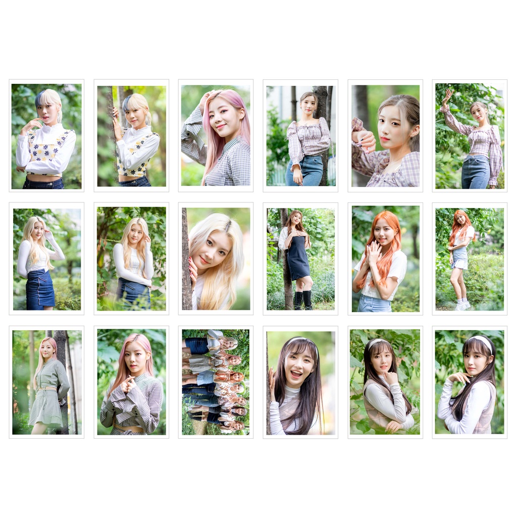 [Ép Lụa] Lomo Card 18 Ảnh PURPLE KISS - 210908 Osen