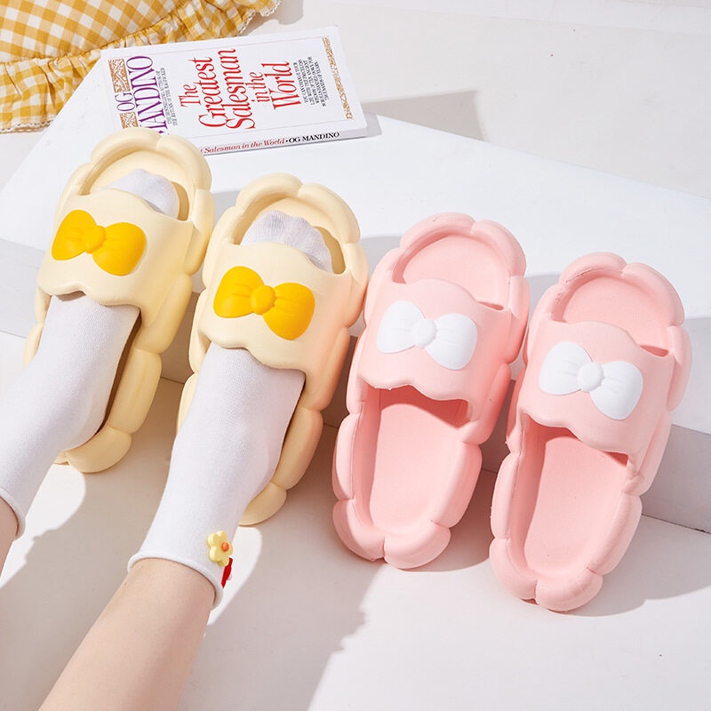 Dép quai ngang QIAOYILUO đế dày thoải mái xinh xắn thời trang dành cho nữ