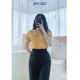 Quần suông túi sau Cchat