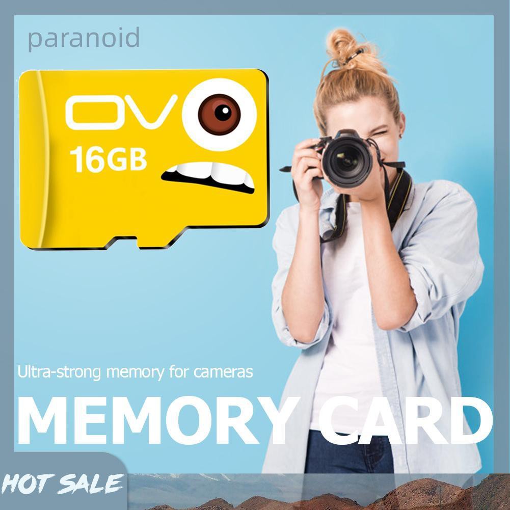 Thẻ Nhớ Paranoid OV CLASS 10 Micro SD 10 MB / s Tốc Độ Cao C10 Phone MP3 TF