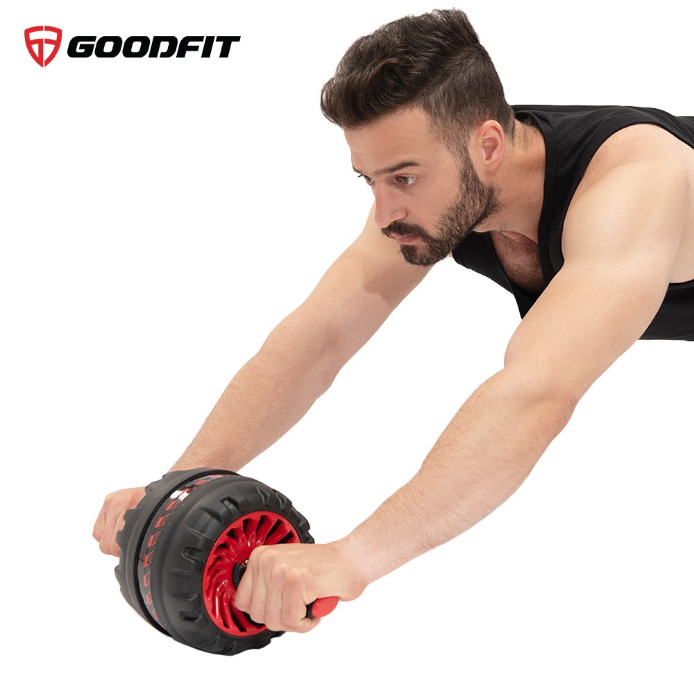 Con lăn tập bụng AB Roller có lò xo trợ lực GoodFit