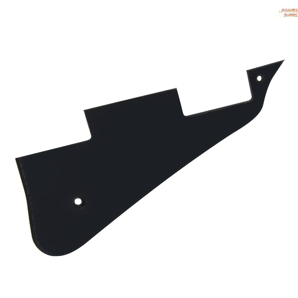 PSUPER Single PLY Scratchplate Guard Plate Electric Guitar Pickguard Pick Guard with L-shaped Bracket for LP Guitar