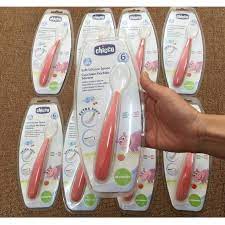 Thìa ăn dặm CHICCO cho bé 6m+ trở lên hàng chính hãng