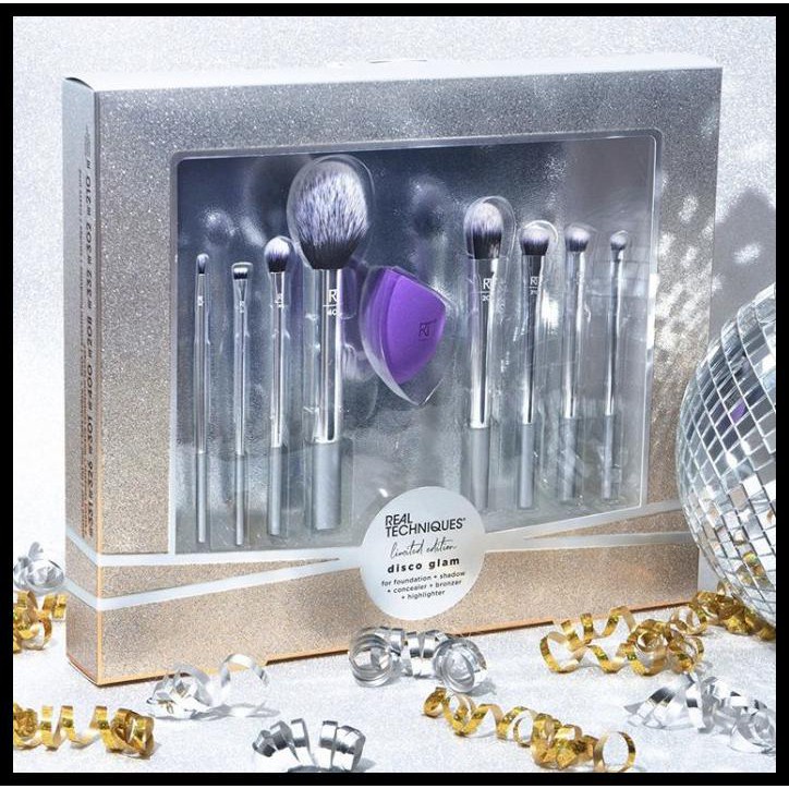 BỘ CỌ MẶT VÀ MẮT REAL TECHNIQUES DISCO GLAM PHIÊN BẢN GIỚI HẠN CHÍNH HÃNG - 9634