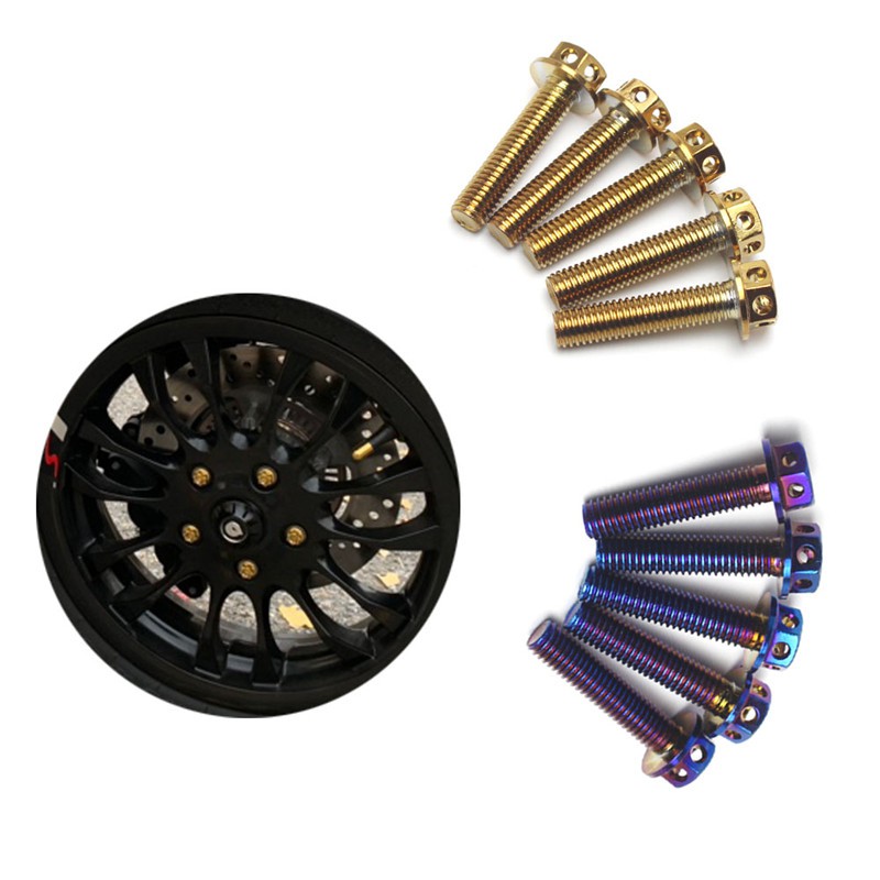 Mới Set 5 Bu Lông m8 Bằng Inox Chuyên Dụng Cho vespa sprint 125 gts 300 gtv300