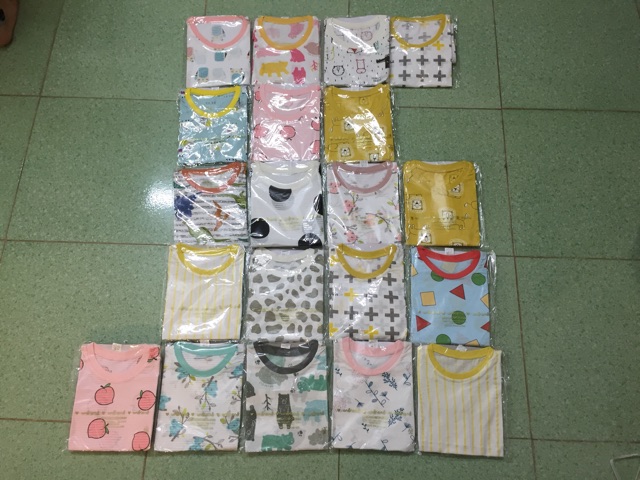 Bộ cotton xuất Hàn The Minou sale 100k/1 bộ