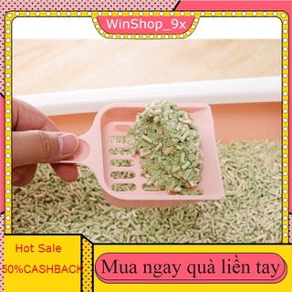 Xẻng xúc cát vệ sinh mèo - xẻng hốt cát dọn vệ sinh phân cho mèo - winshop_9x
