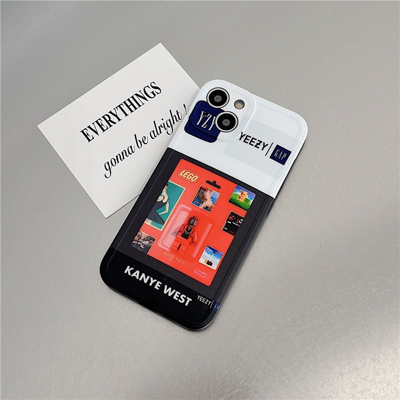 Ốp Điện Thoại IMD Mềm Họa Tiết Travis Scott Kanye West Hoạt Hình Dễ Thương Cho IPhone13 12 11 MAX X/XS XR XSMAX 7P/8P