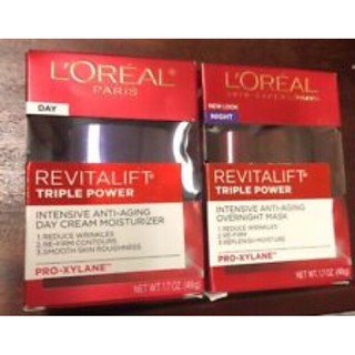 Kem dưỡng da ban đêm chống lão hóa Revitalift Triple Power 48g USA