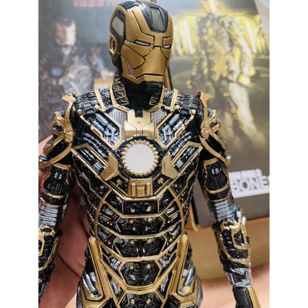 Mô hình Iron man Mk 41 bone đỏ, bone đen chính hãng Crazy toys - Avengers
