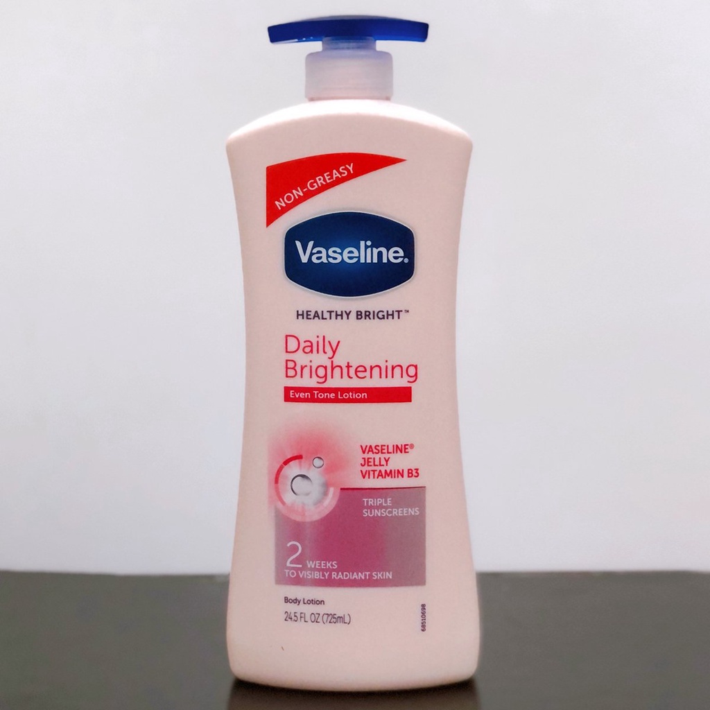 Sữa dưỡng thể Vaseline Healthy Bright- Daily Brightening Even Tone Lotion 725ml