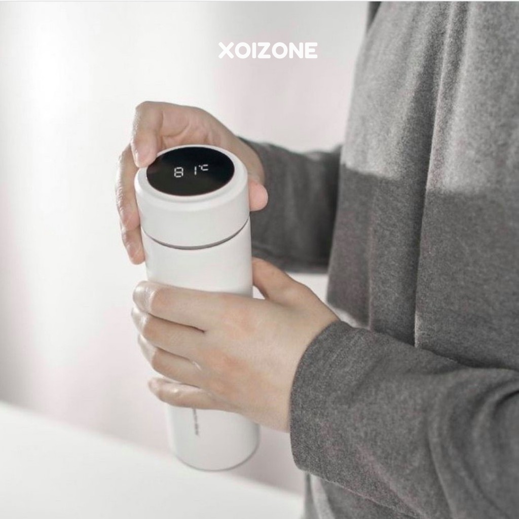 Bình giữ nhiệt BSW Hàn Quốc 450ml có nắp hiển thị nhiệt độ