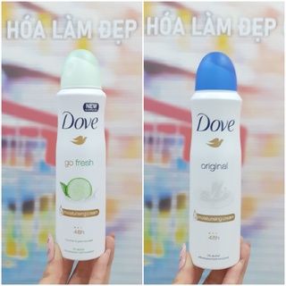 Xịt khử mùi Dove Original / Dưa leo 150ml