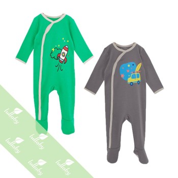 LULLABY Set 2 body liền quần tất cho bé