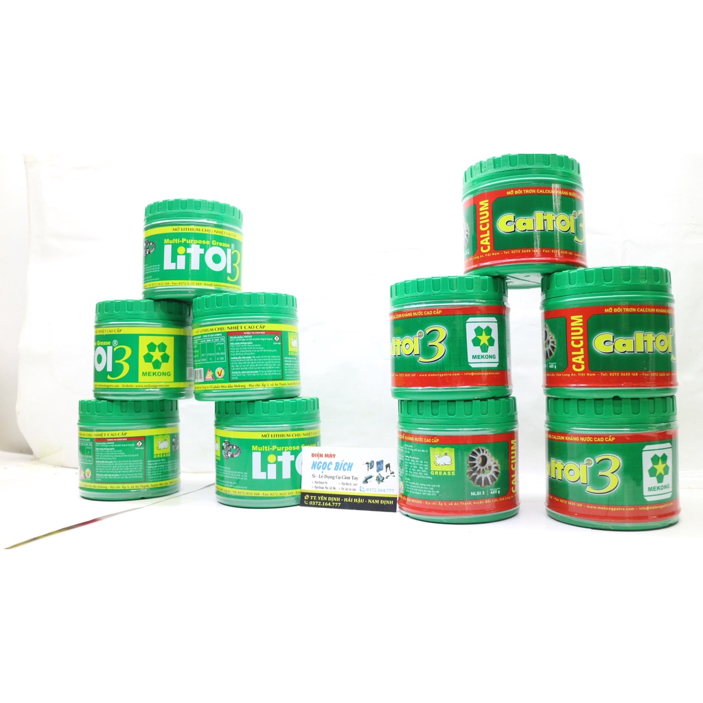 Mỡ bò chịu nhiệt Litol 400G - chịu nước Catol