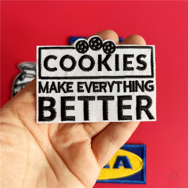 ☸ Ikea Miếng Dán Ủi Phong Cách Bắc Âu Sang Trọng ☸ 1 Miếng Dán Ủi Quần Áo Hình Bánh Quy Sữa