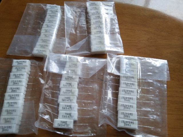 Trở 0,47 ôm 5W, trở xứ nằm 0,47 ôm 5W  trở xứ 0,47 ôm 5W , trở xứ 5W 0,47 ôm ,5W0,47R, trở công suất 5w