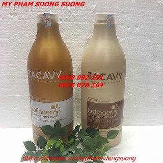 Cặp dầu gội dầu xả tacavy 1000 ml siêu thơm