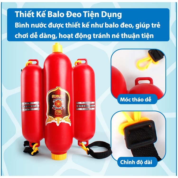 Súng phun nước chữa cháy tập làm lính cứu hoả Fire