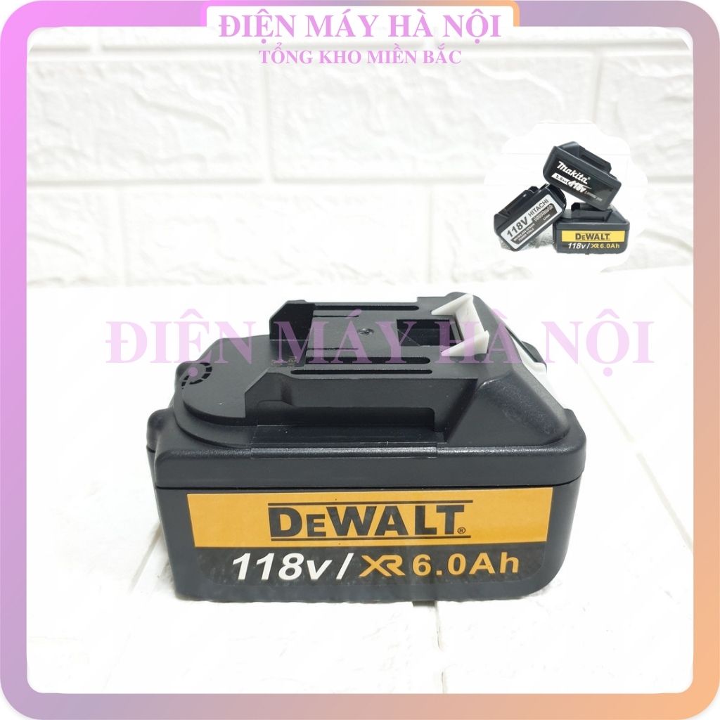 Pin màu tím 199V, 118V máy khoan siết bulong makita dewalt hitachi máy 10 cell