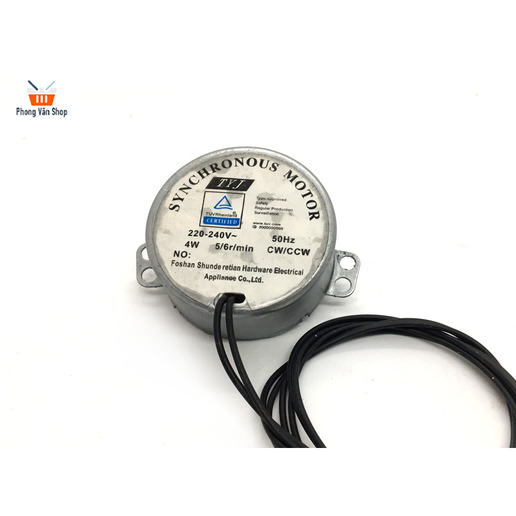 Motor túp năng quạt 220v 2.5rpm 5-6rpm 30rpm - tự động đảo chiều - Tuốc năng quạt