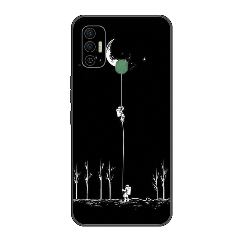 Ốp điện thoại silicone mềm nhiều họa tiết dễ thương tùy chọn cho Tecno Spark 7/7T