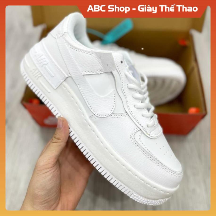 Giày Sneaker Af1 Shadow Trắng Fullbox, Giầy Thể Thao Force hót trend đủ bill box