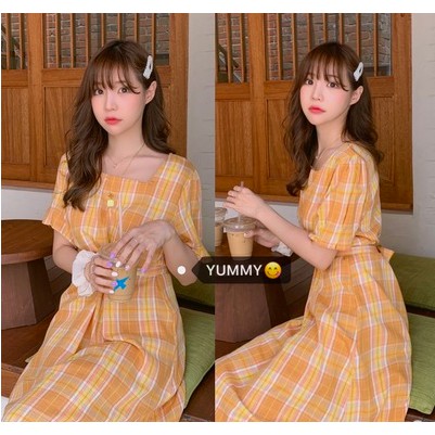 ĐẦM BABYDOLL SUÔNG THẮT ĐAI EO NƠ LƯNG HÀN QUỐC