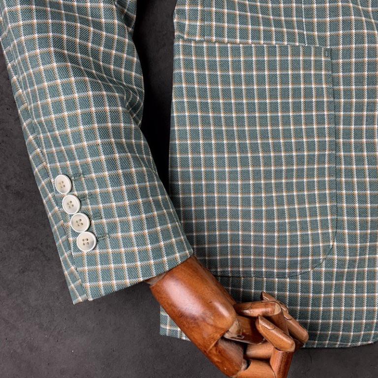 🌸 ( Loại 1 )  Áo khoác Balzer, vest, demi nam kẻ , vải chống nhàu , màu vintage công sọ thu đông 2020 từ n4mstore L1 🌸